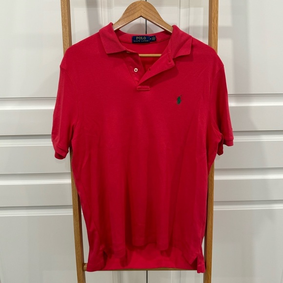Polo by Ralph Lauren Cotton Polo‎  Shirt - Watermelon - Size M - Picture 1 of 3